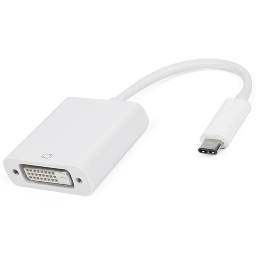 Видеоадаптер apc electronic apc-631001, type-c - dvi-d (f), 0,1м, белый 3