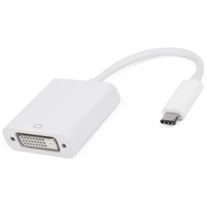 Adaptor Video APC Electronic APC-631001, Type-C - DVI-D (F), 0,1m, Alb