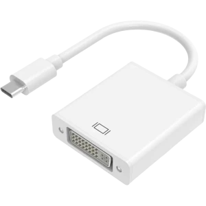 Adaptor Video APC Electronic APC-631001, Type-C - DVI-D (F), 0,1m, Alb