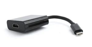 Видеокабель cablexpert a-cm-hdmif2-01, usb 3.1 type-c (f) - 2 x hdmi (f), 0.15 м, чёрный Thumbnail 3