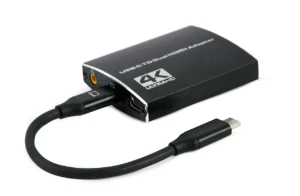 Видеокабель cablexpert a-cm-hdmif2-01, usb 3.1 type-c (f) - 2 x hdmi (f), 0.15 м, чёрный Thumbnail 5