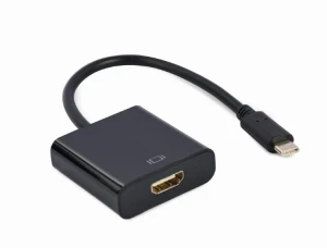 Cablu video cablexpert a-cm-hdmif-04, usb 3.1 type-c (m) - hdmi (f), 0.15 m, negru Thumbnail 3