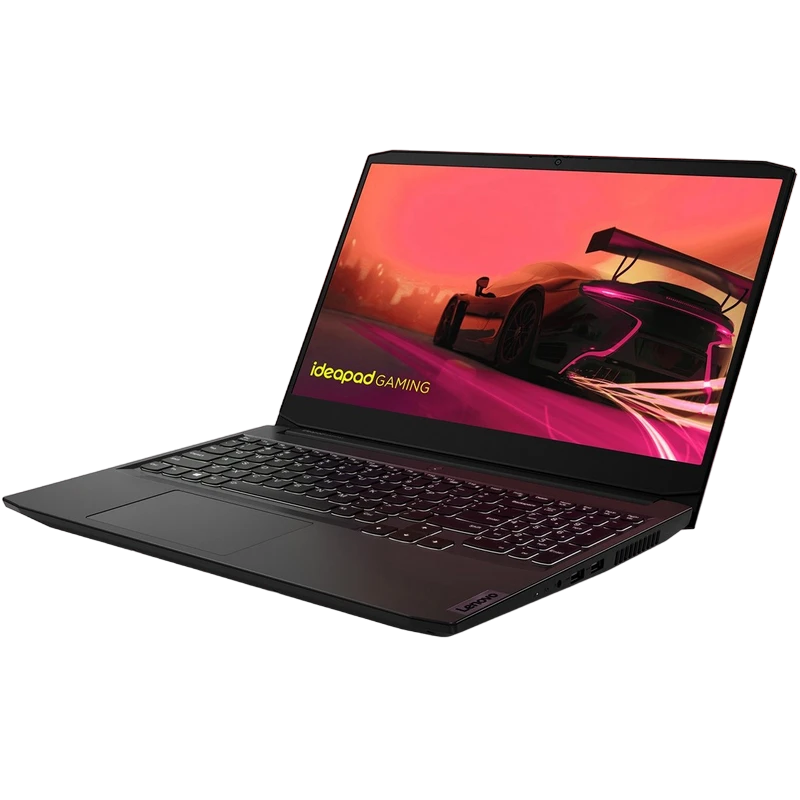 Игровой ноутбук 15,6" lenovo ideapad gaming 3 15ach6, shadow black, amd ryzen 5 5500h, 16гб/512гб, без ос 13