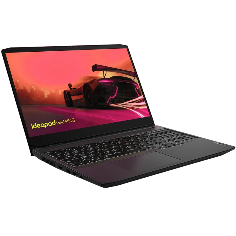Игровой ноутбук 15,6" lenovo ideapad gaming 3 15ach6, shadow black, amd ryzen 5 5500h, 16гб/512гб, без ос 9