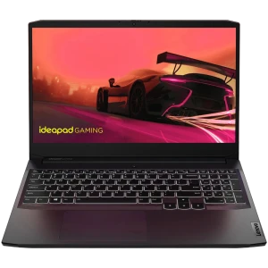 Игровой ноутбук 15,6" lenovo ideapad gaming 3 15ach6, shadow black, amd ryzen 5 5500h, 16гб/512гб, без ос