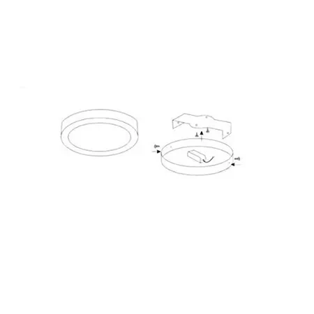Corp de iluminat led hl687lg 6 w 4200 k 220 v horoz 2