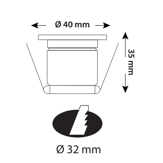 Felinar led laura 1 w led 4200 k 220 - 240 v ip20 horoz 2