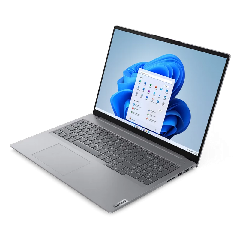 Laptop business 16" lenovo thinkbook 16 g6 irl, arctic grey, intel core i5-13420h, 16gb/512gb, fără so 2