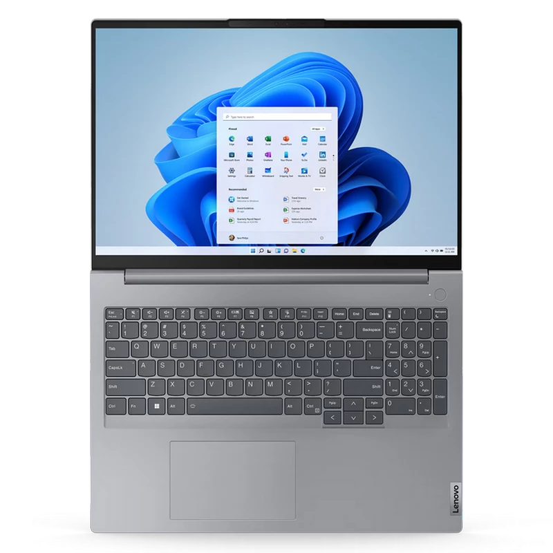 Laptop business 16" lenovo thinkbook 16 g6 irl, arctic grey, intel core i5-13420h, 16gb/512gb, fără so 6