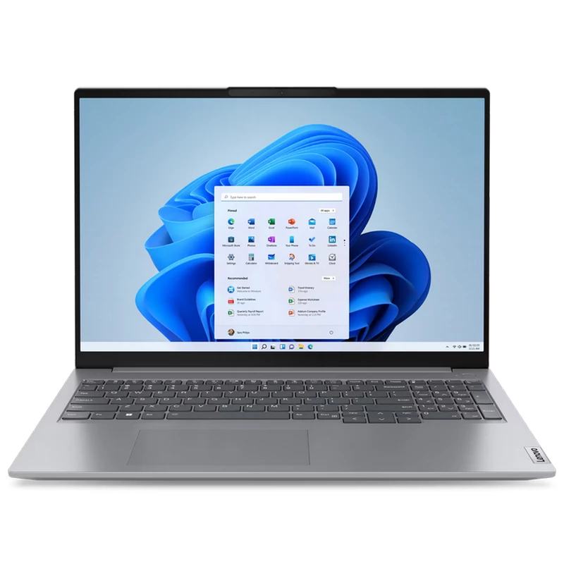 Laptop business 16" lenovo thinkbook 16 g6 irl, arctic grey, intel core i5-13420h, 16gb/512gb, fără so 9