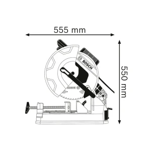 Ferăstrău circular bosch gcd 12 jl 2000 w 240 v 1500 rot/min