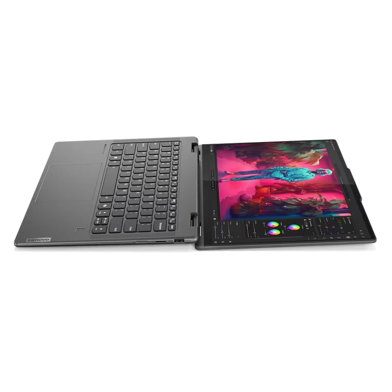 Ноутбук 14" lenovo yoga 7 2-в-1 14ahp9, storm grey, amd ryzen 7 8840hs, 16gb/1024gb, windows 11 home 10