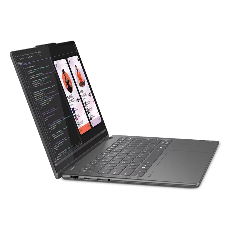 Ноутбук 14" lenovo yoga 7 2-в-1 14ahp9, storm grey, amd ryzen 7 8840hs, 16gb/1024gb, windows 11 home 14