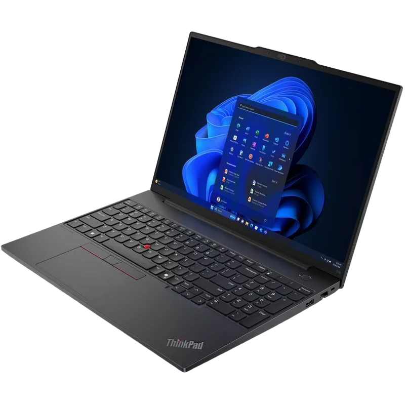 Laptop business 16" lenovo thinkpad e16 gen 2, negru, intel core ultra 7 155h, 16gb/1024gb, fără so 8