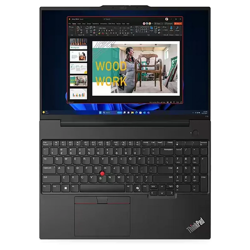 Laptop business 16" lenovo thinkpad e16 gen 2, negru, intel core ultra 5 125u, 16gb/512gb, fără so 9