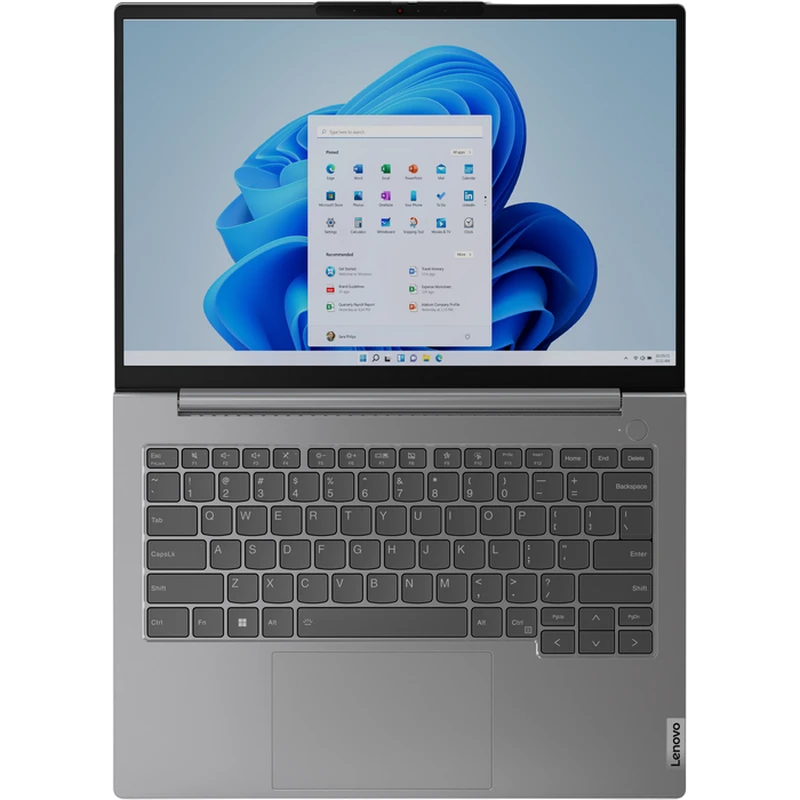 Laptop business 14" lenovo thinkbook 14 g7 iml, arctic grey, intel core ultra 5 125u, 16gb/512gb, fără so 2