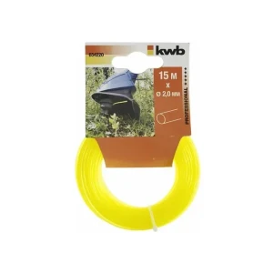 Леска для тримера profi 2 мм x 15 м круглый kwb