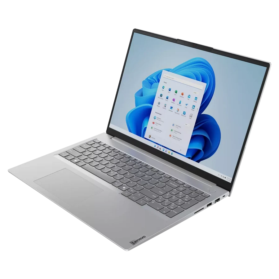 Laptop business 16" lenovo thinkbook 16 g7 arp, arctic grey, amd ryzen 7 7735hs, 16gb/512gb, fără so 6
