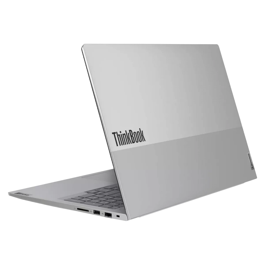 Laptop business 16" lenovo thinkbook 16 g7 arp, arctic grey, amd ryzen 7 7735hs, 16gb/512gb, fără so 9