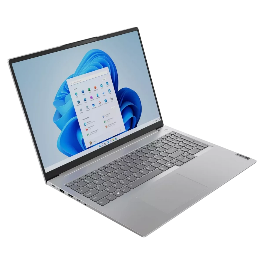 Laptop business 16" lenovo thinkbook 16 g7 arp, arctic grey, amd ryzen 7 7735hs, 16gb/512gb, fără so 2