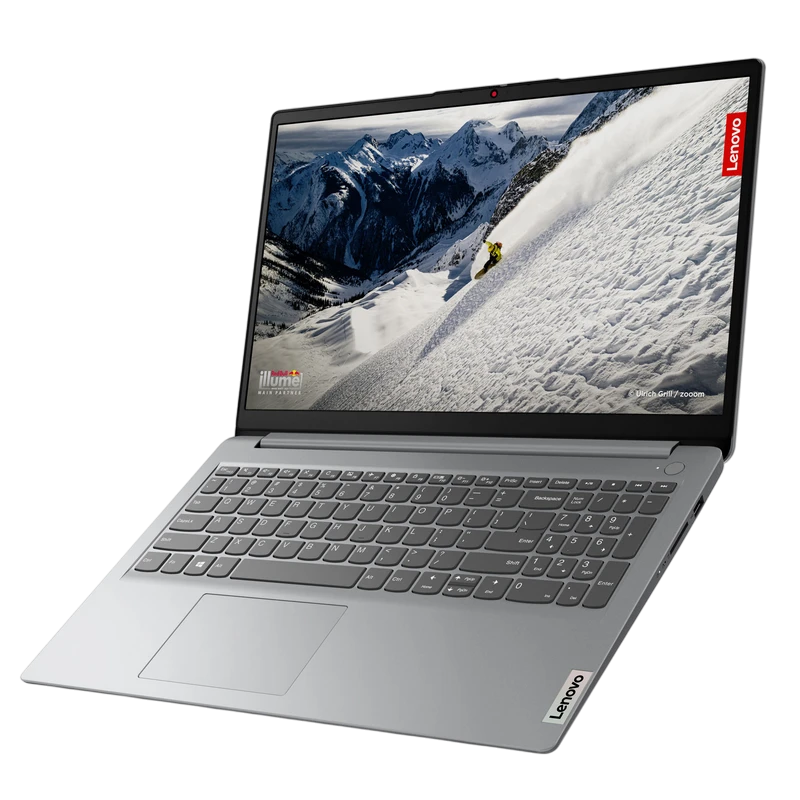 Laptop 15,6" lenovo ideapad 1 15amn7, cloud grey, amd ryzen 5 7520u, 8gb/512gb, fără so 9