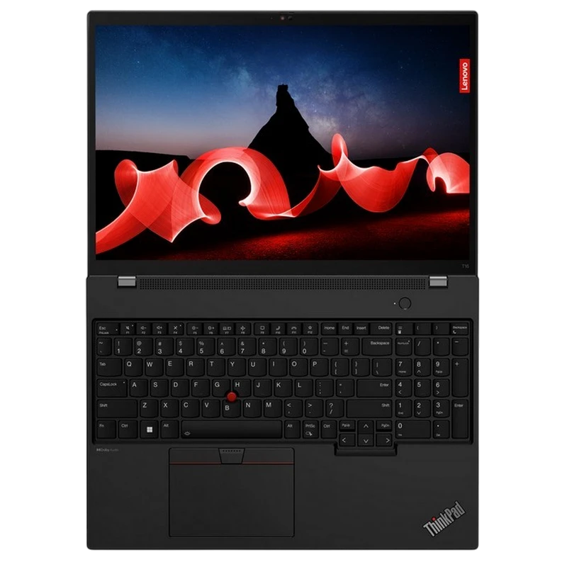 Laptop business 16" lenovo thinkpad t16 gen 2 (amd), thunder black, amd ryzen 7 pro 7840u, 32gb/1024gb, fără so 8