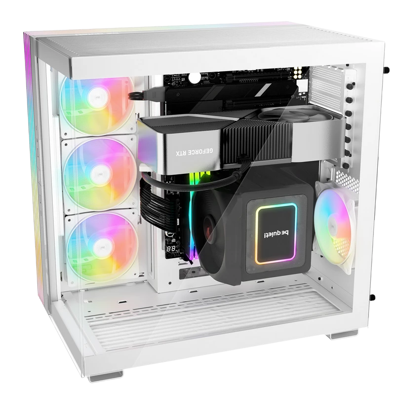 Компьютерный корпус be quiet! ligh base 600 dx, midi-tower, без блока питания, белый 2
