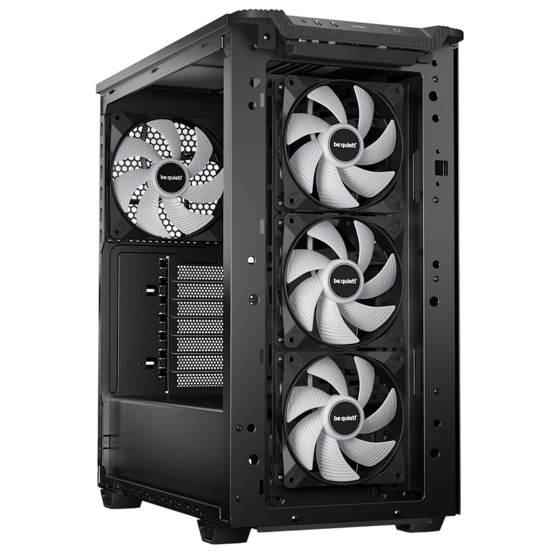Carcasă pc be quiet! pure base 501 lx, midi-tower, fără psu, negru 6