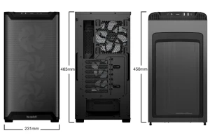 Carcasă pc be quiet! pure base 501 lx, midi-tower, fără psu, negru Thumbnail 2