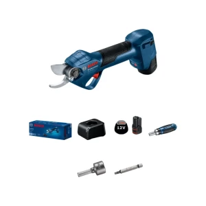 Секатор аккумуляторный pro pruner 25 мм 12 в bosch