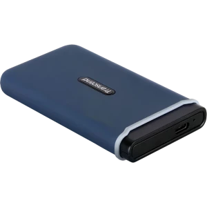 Внешний портативный SSD накопитель Transcend ESD370C, 1 ТБ, Морской Синий (TS1TESD370C)