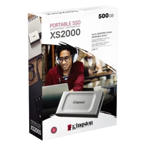 Ssd portabil extern kingston xs2000, 500 gb, argintiu (sxs2000/500g) Thumbnail 7