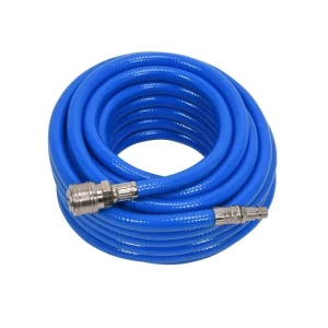 Furtun spiralat cuplare rapidă 1/4'', 8 mm cuplare rapidă 20 bar yato
