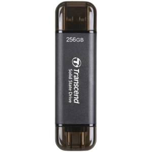 Внешний портативный SSD накопитель Transcend ESD310C, 256Гб, Чёрный (TS256GESD310C)