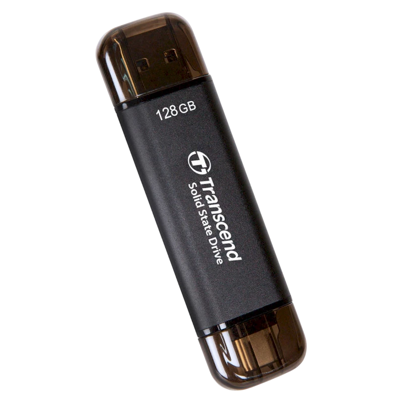 Внешний портативный ssd накопитель transcend esd310c, 128 гб, чёрный (ts128gesd310c) 4