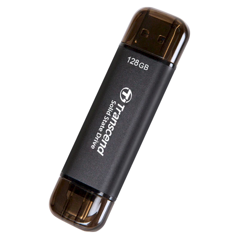 Внешний портативный ssd накопитель transcend esd310c, 128 гб, чёрный (ts128gesd310c) 3