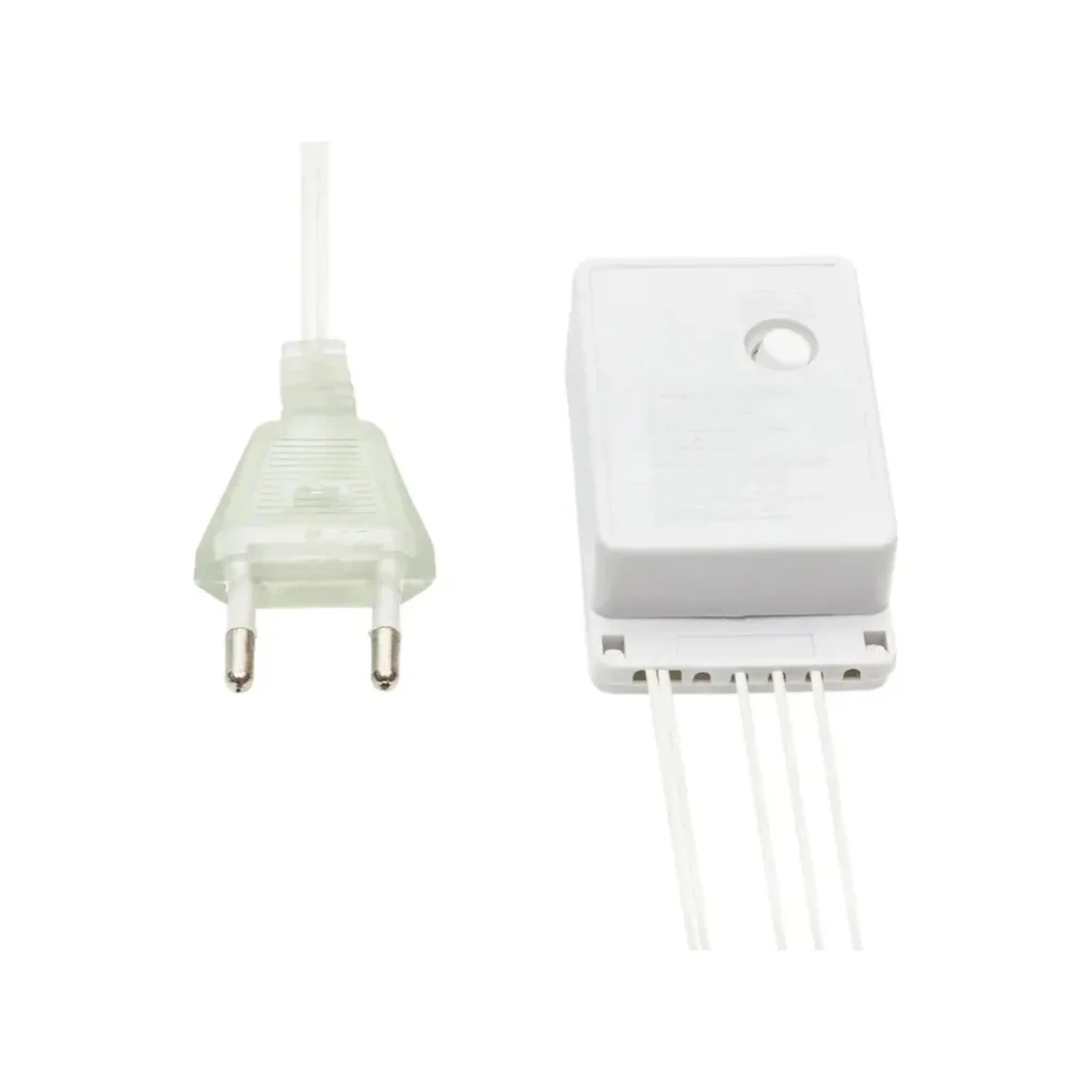 Гирлянда снежинки 1 вт 2.8 м 4000 k 220 - 240 в ip20 led rexant 3