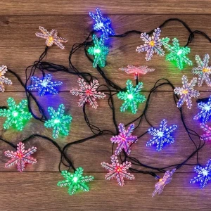 Гирлянда "снежинки" 3.6 вт/м 4.4 м 220 - 240 в ip20 led rexant