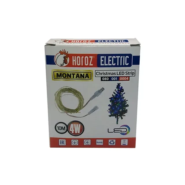 Гирлянда montana 40 вт 10 м 4.5 v dc ip68 led horoz 2