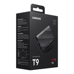 Ssd portabil extern samsung t9, 1 tb, negru (mu-pg1t0b/eu) Thumbnail 6