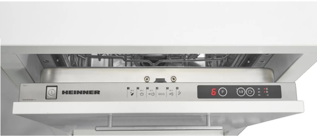 Посудомойка встраиваемая (45 cm) heinner hdw-bi4506ie++ 4