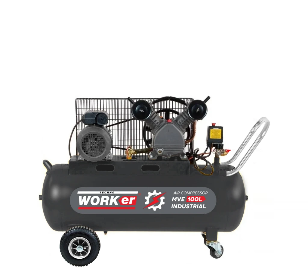 Compresor de aer technoworker mve 100l 2200w 2