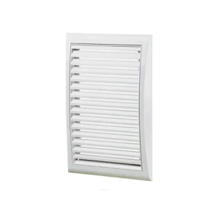 Grilaj de ventilare cu sită ventika mw127 173 x 248 x 18 mm plastic alb
