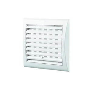 Grilaj de ventilare cu sită ventika mw123 193 x 188 x 18 mm plastic alb Thumbnail 1