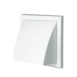 Grilaj de ventilare cu sită ventika mw102 azkp 154 x 154 x 100 mm plastic cafeniu