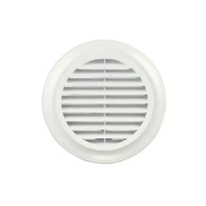 Grilaj de ventilare cu sită ventika el100 140 x 42 x 100 mm plastic alb Thumbnail 1