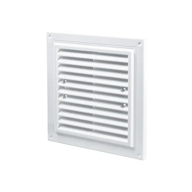 Grilaj de ventilare cu sită mwr 250x180 250 x 180 mm plastic alb 2