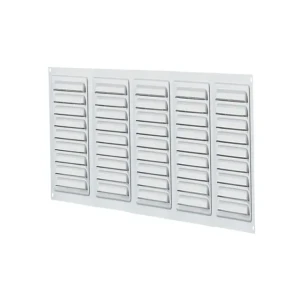 Вентиляционная решетка с сеткой wmp 500x300-5c 500 x 300 мм металл белый ventika