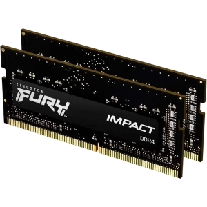Оперативная память Kingston FURY Impact, DDR4 SDRAM, 3200 МГц, 32 Гб, KF432S20IBK2/32