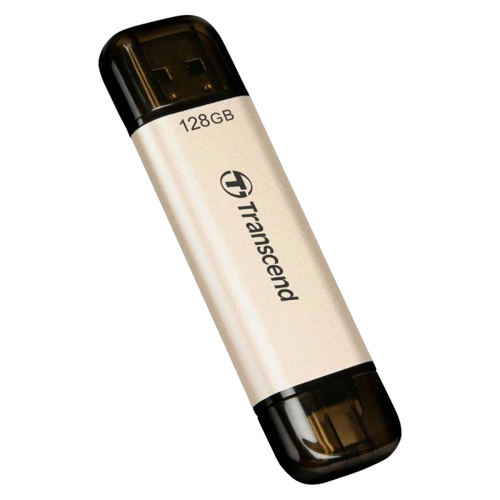 Usb flash накопитель transcend jetflash 930c, 128гб, золотистый 15